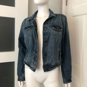 Bongo Vintage Distressed Denim Jacket Sz xl